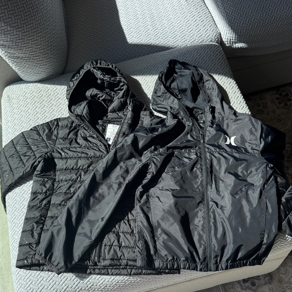 2 FOR 15 GAP Kids Charcoal Puffer Jacket